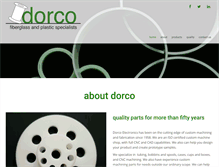 Tablet Screenshot of dorco.com